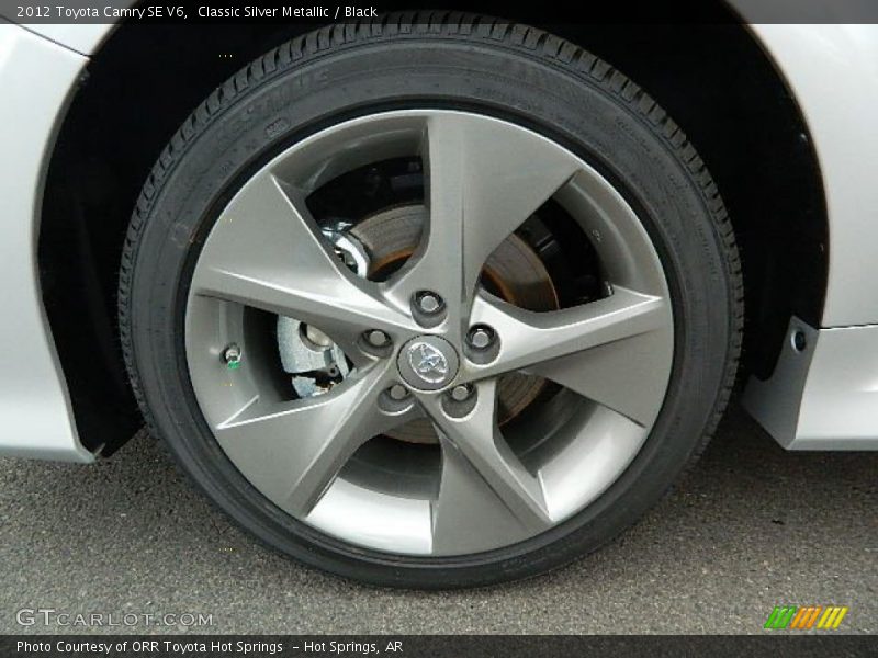 Classic Silver Metallic / Black 2012 Toyota Camry SE V6