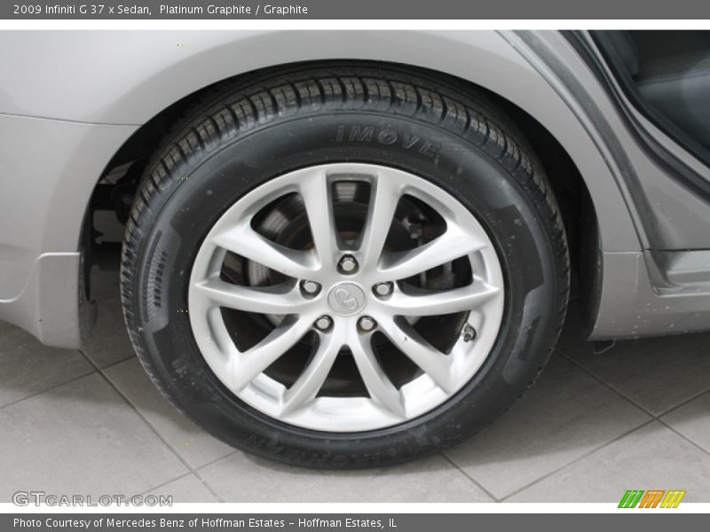 Platinum Graphite / Graphite 2009 Infiniti G 37 x Sedan