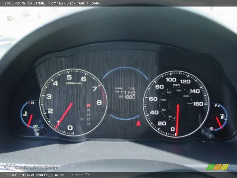 Nighthawk Black Pearl / Ebony 2005 Acura TSX Sedan