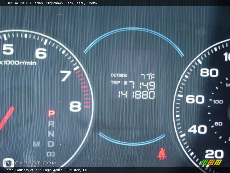 Nighthawk Black Pearl / Ebony 2005 Acura TSX Sedan
