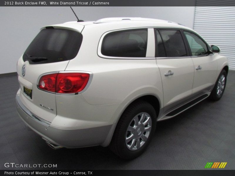 White Diamond Tricoat / Cashmere 2012 Buick Enclave FWD
