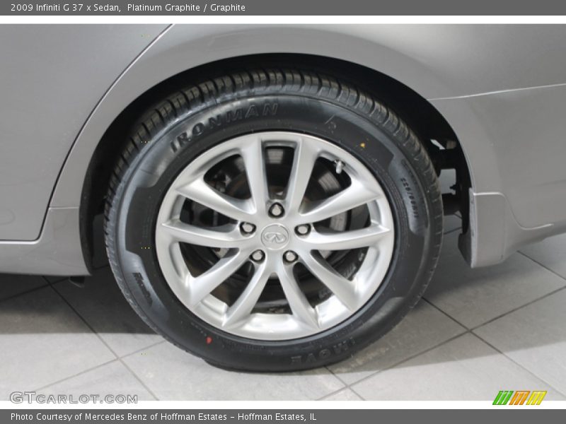 Platinum Graphite / Graphite 2009 Infiniti G 37 x Sedan
