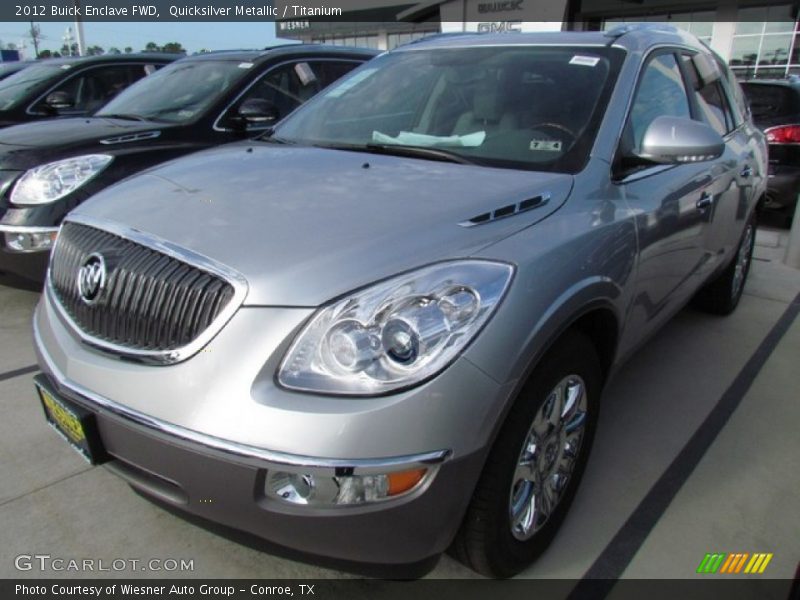 Quicksilver Metallic / Titanium 2012 Buick Enclave FWD