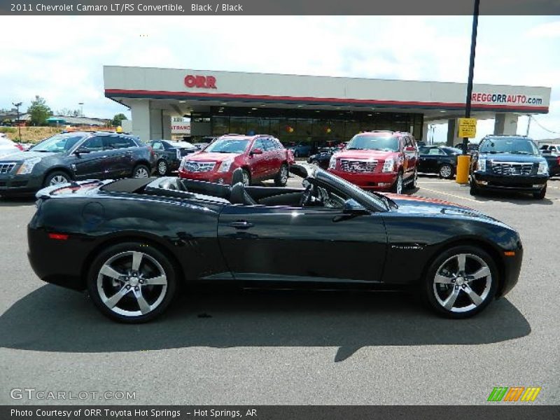 Black / Black 2011 Chevrolet Camaro LT/RS Convertible
