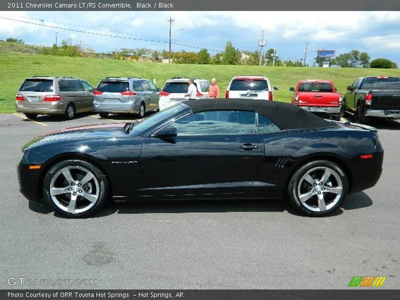 Black / Black 2011 Chevrolet Camaro LT/RS Convertible