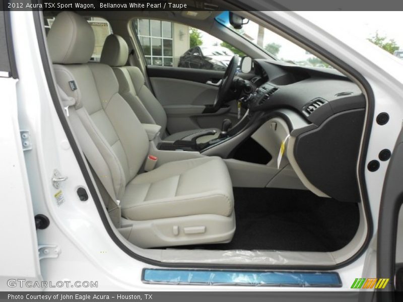 Bellanova White Pearl / Taupe 2012 Acura TSX Sport Wagon