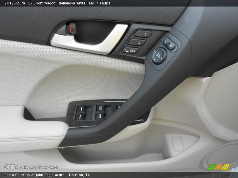 Bellanova White Pearl / Taupe 2012 Acura TSX Sport Wagon
