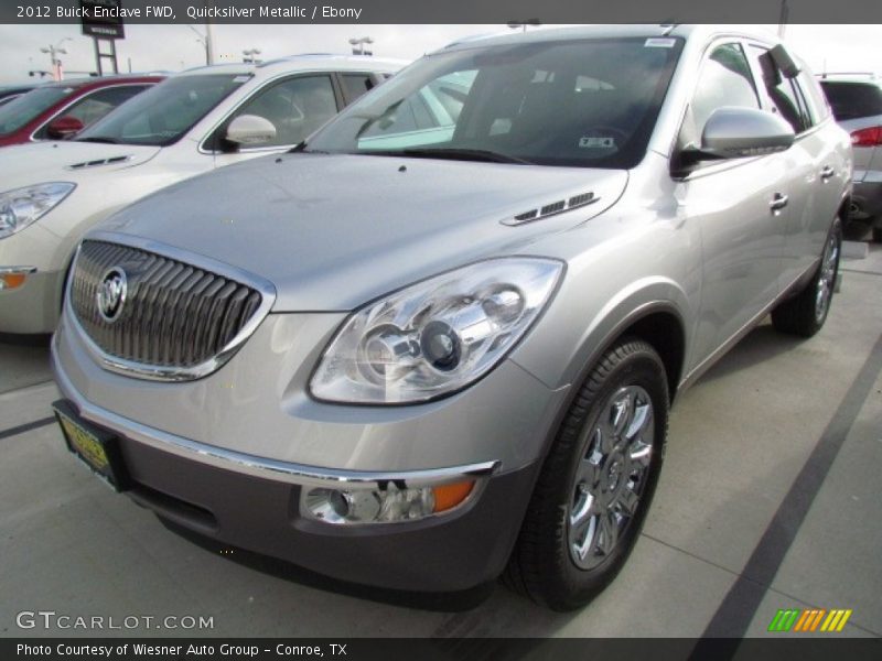 Quicksilver Metallic / Ebony 2012 Buick Enclave FWD
