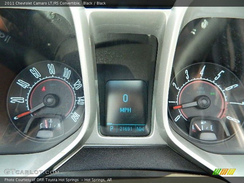 Black / Black 2011 Chevrolet Camaro LT/RS Convertible