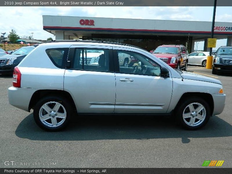 Bright Silver Metallic / Dark Slate Gray 2010 Jeep Compass Sport 4x4