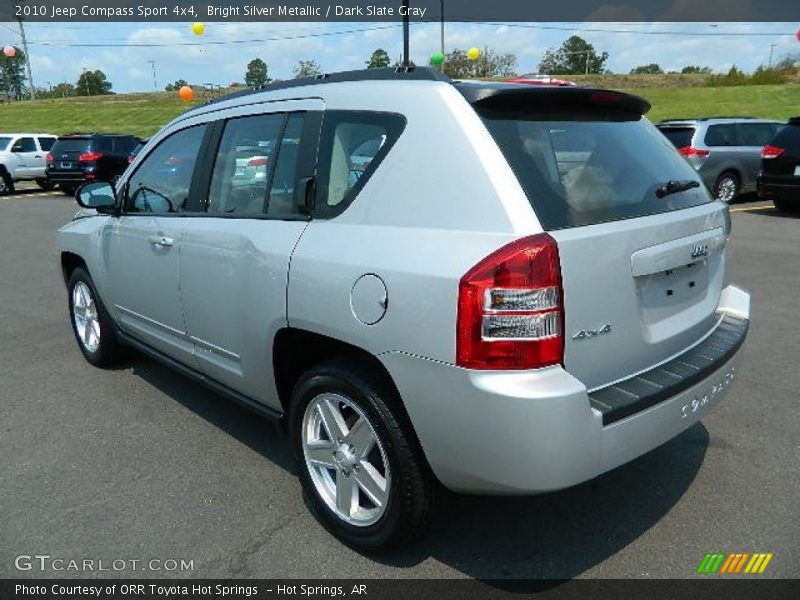 Bright Silver Metallic / Dark Slate Gray 2010 Jeep Compass Sport 4x4