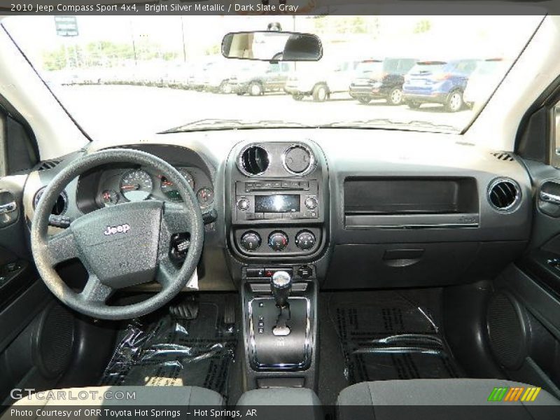 Bright Silver Metallic / Dark Slate Gray 2010 Jeep Compass Sport 4x4