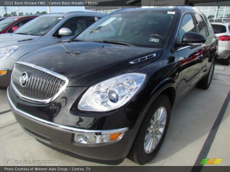 Carbon Black Metallic / Ebony 2012 Buick Enclave FWD