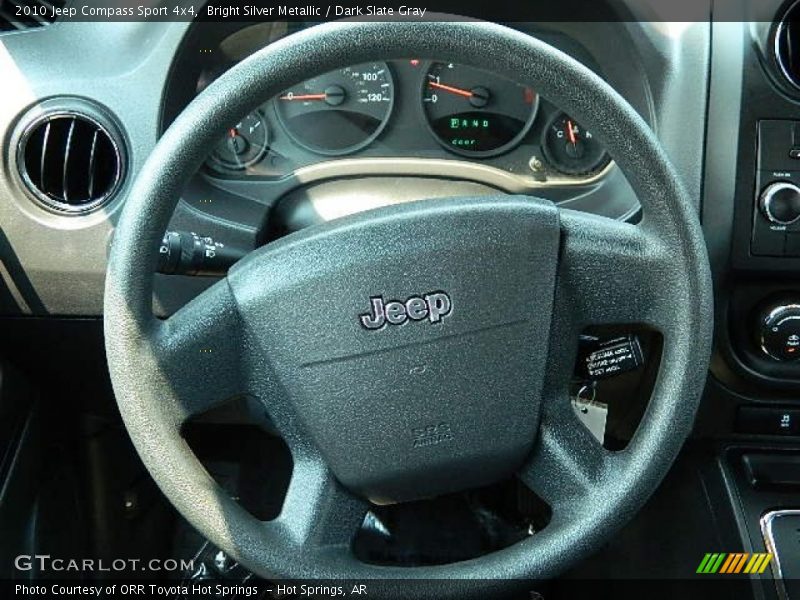 Bright Silver Metallic / Dark Slate Gray 2010 Jeep Compass Sport 4x4
