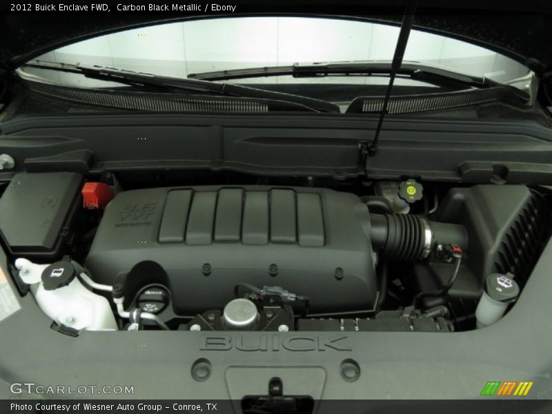 Carbon Black Metallic / Ebony 2012 Buick Enclave FWD