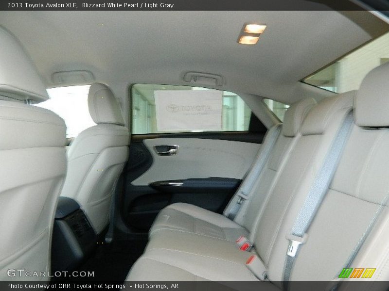 Blizzard White Pearl / Light Gray 2013 Toyota Avalon XLE