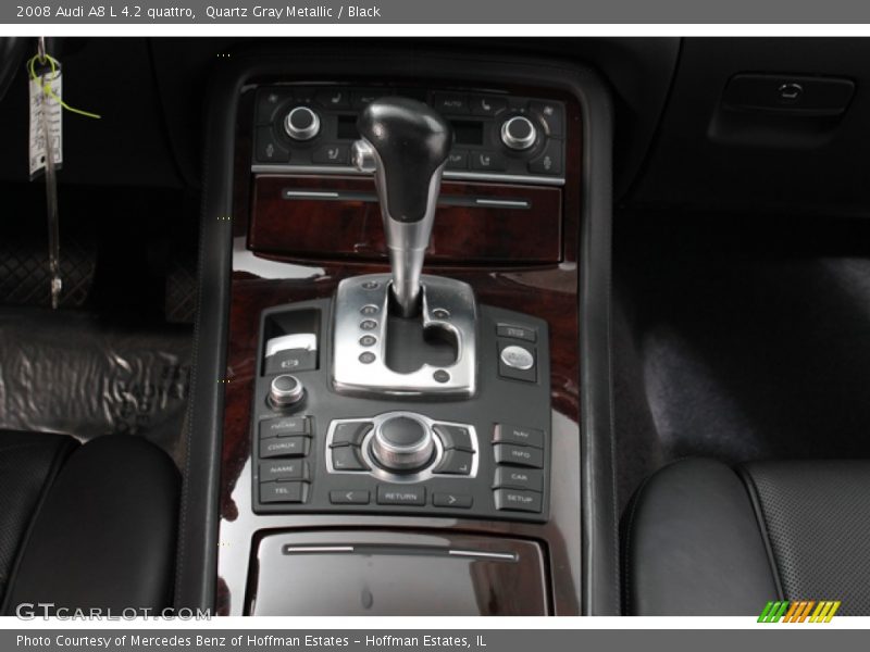 Quartz Gray Metallic / Black 2008 Audi A8 L 4.2 quattro