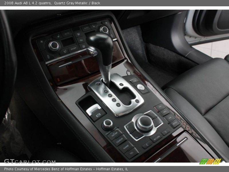 Quartz Gray Metallic / Black 2008 Audi A8 L 4.2 quattro