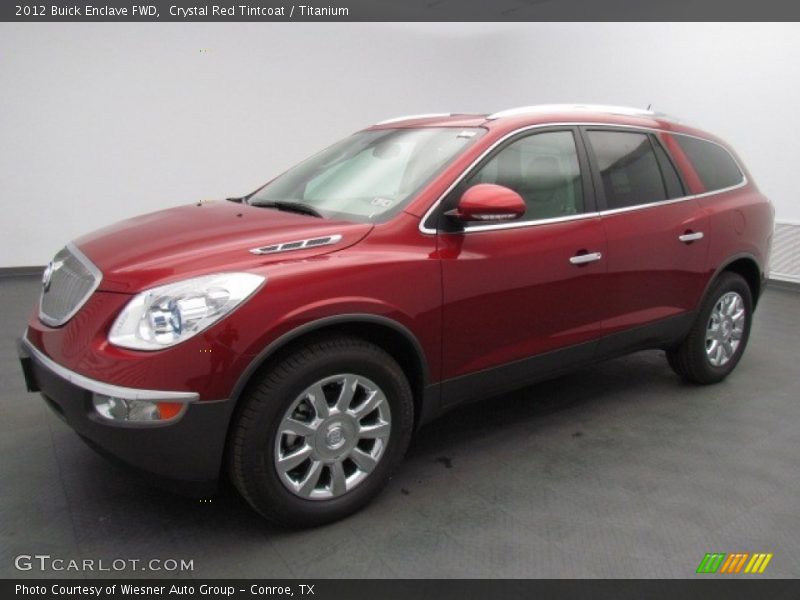 Crystal Red Tintcoat / Titanium 2012 Buick Enclave FWD