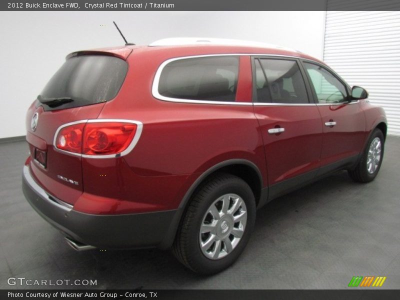 Crystal Red Tintcoat / Titanium 2012 Buick Enclave FWD