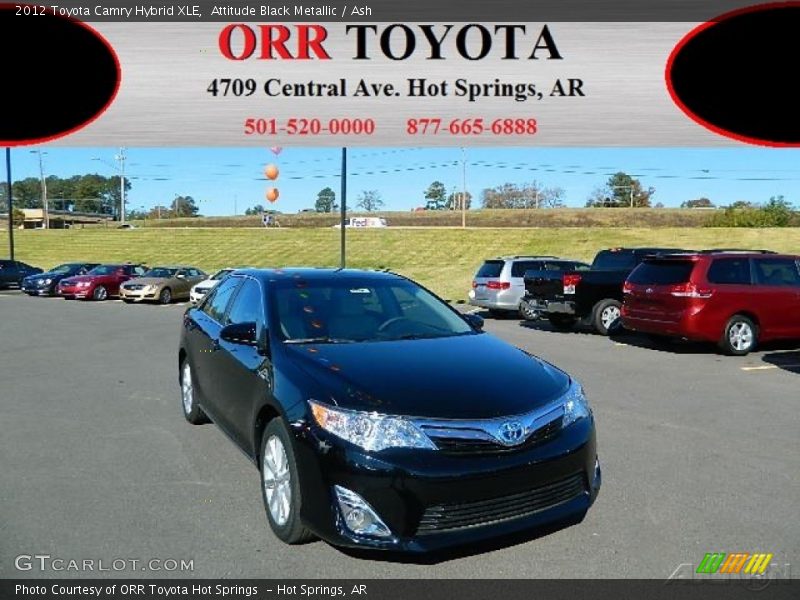 Attitude Black Metallic / Ash 2012 Toyota Camry Hybrid XLE