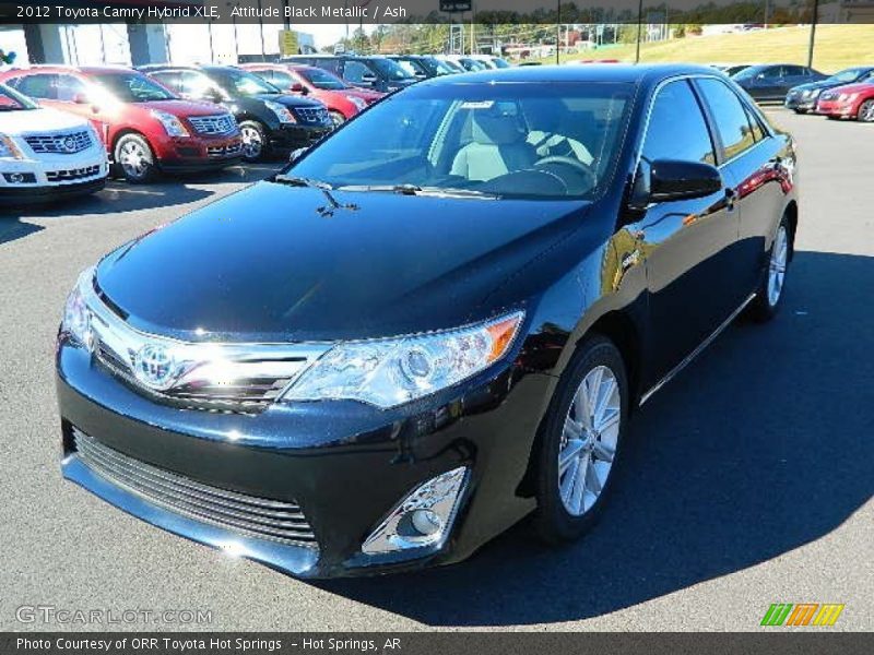 Attitude Black Metallic / Ash 2012 Toyota Camry Hybrid XLE