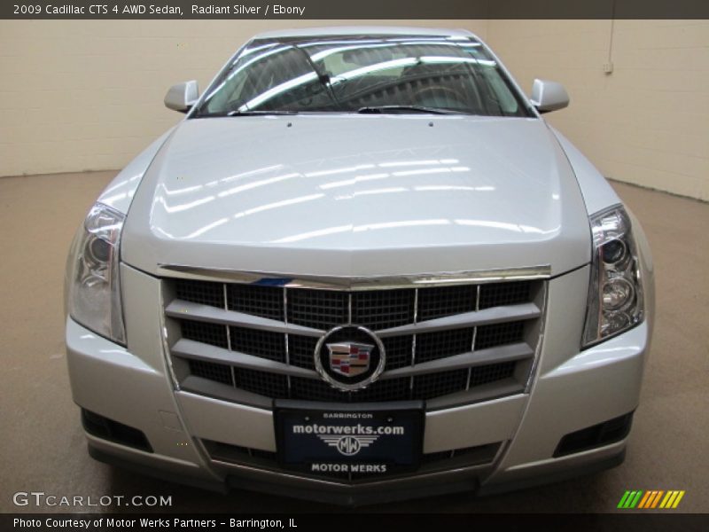 Radiant Silver / Ebony 2009 Cadillac CTS 4 AWD Sedan