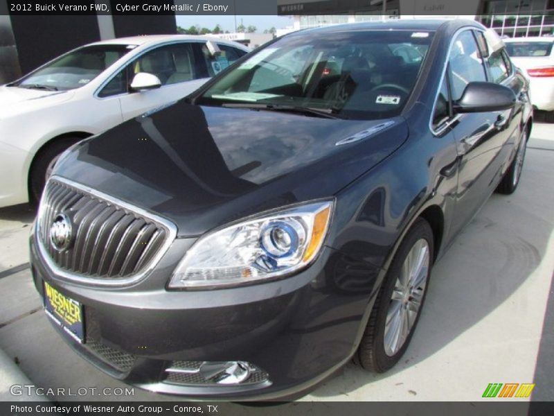 Cyber Gray Metallic / Ebony 2012 Buick Verano FWD