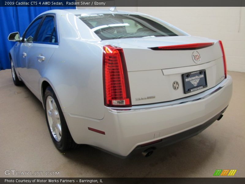Radiant Silver / Ebony 2009 Cadillac CTS 4 AWD Sedan