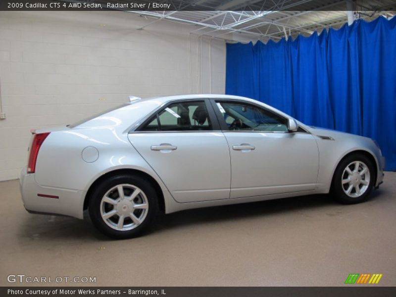 Radiant Silver / Ebony 2009 Cadillac CTS 4 AWD Sedan
