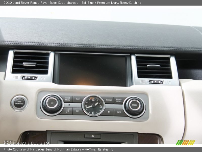 Bali Blue / Premium Ivory/Ebony Stitching 2010 Land Rover Range Rover Sport Supercharged