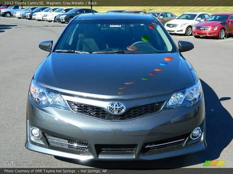 Magnetic Gray Metallic / Black 2012 Toyota Camry SE