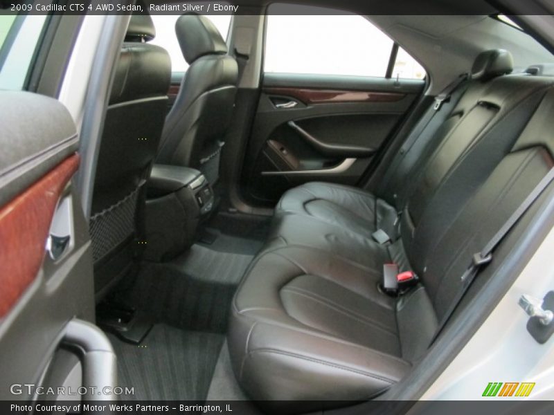 Radiant Silver / Ebony 2009 Cadillac CTS 4 AWD Sedan