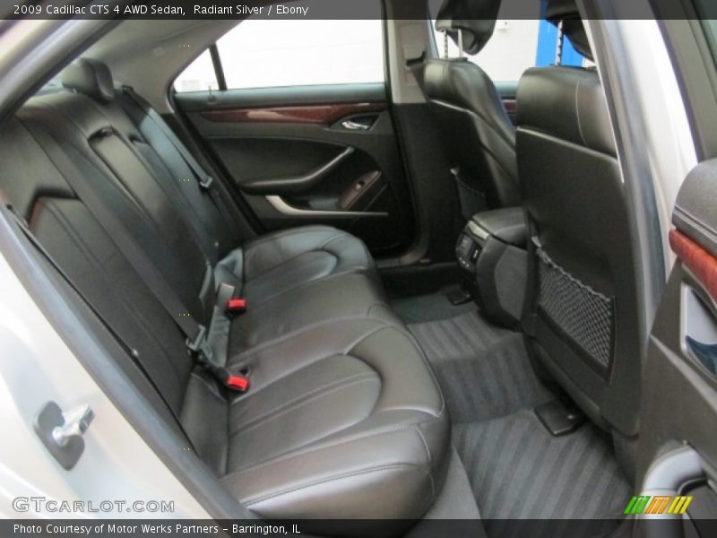 Radiant Silver / Ebony 2009 Cadillac CTS 4 AWD Sedan
