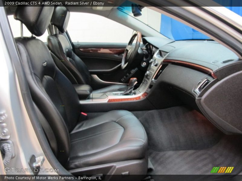 Radiant Silver / Ebony 2009 Cadillac CTS 4 AWD Sedan