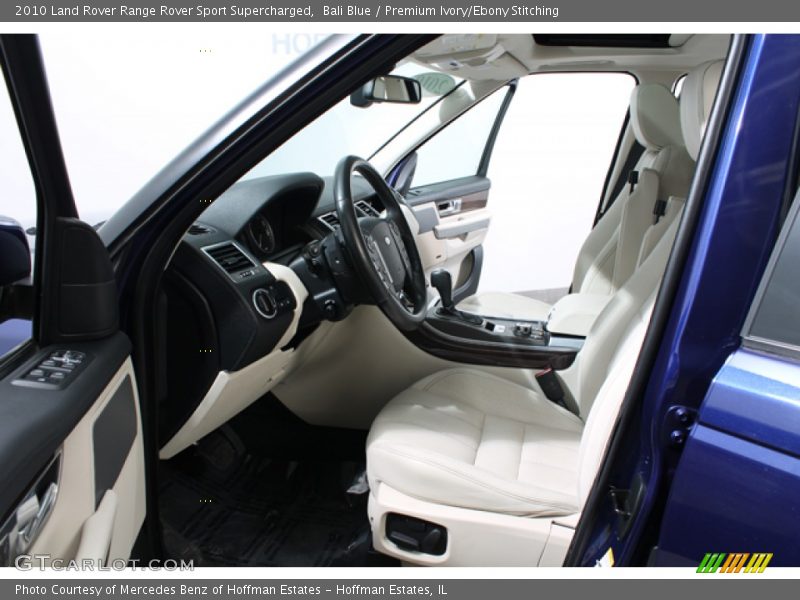 Bali Blue / Premium Ivory/Ebony Stitching 2010 Land Rover Range Rover Sport Supercharged