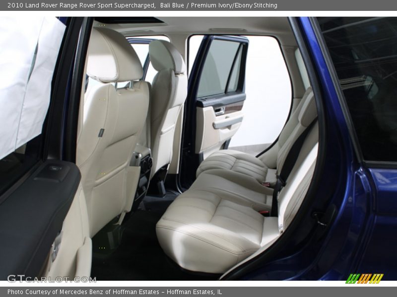 Bali Blue / Premium Ivory/Ebony Stitching 2010 Land Rover Range Rover Sport Supercharged