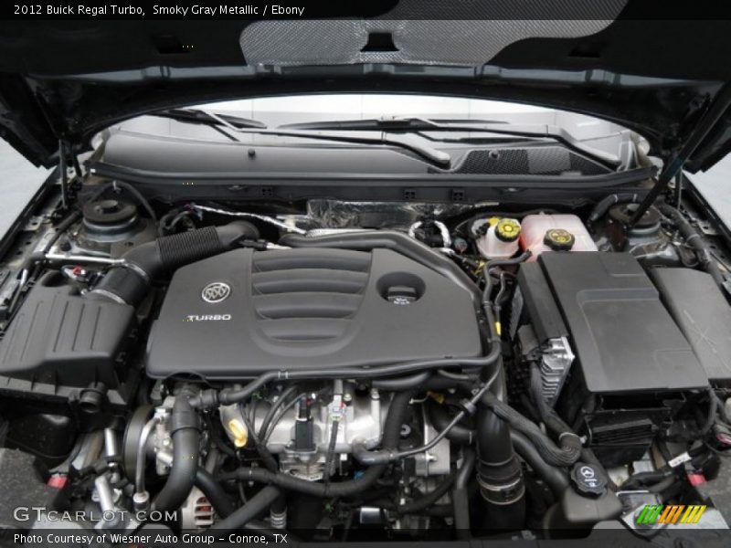 Smoky Gray Metallic / Ebony 2012 Buick Regal Turbo