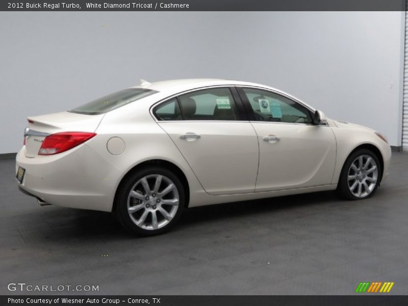 White Diamond Tricoat / Cashmere 2012 Buick Regal Turbo