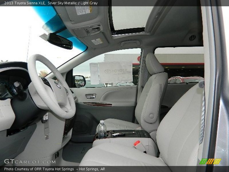 Silver Sky Metallic / Light Gray 2013 Toyota Sienna XLE