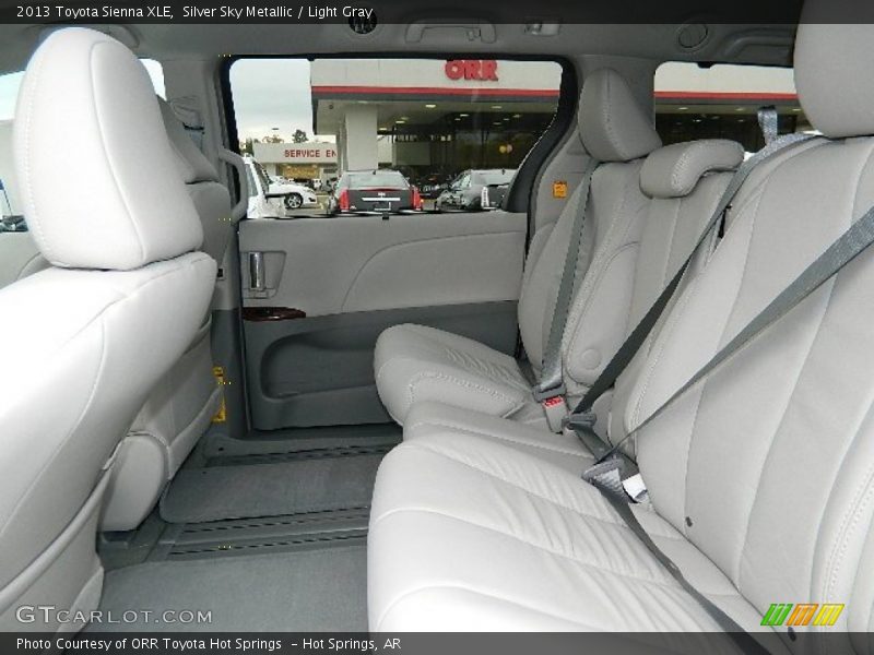 Silver Sky Metallic / Light Gray 2013 Toyota Sienna XLE