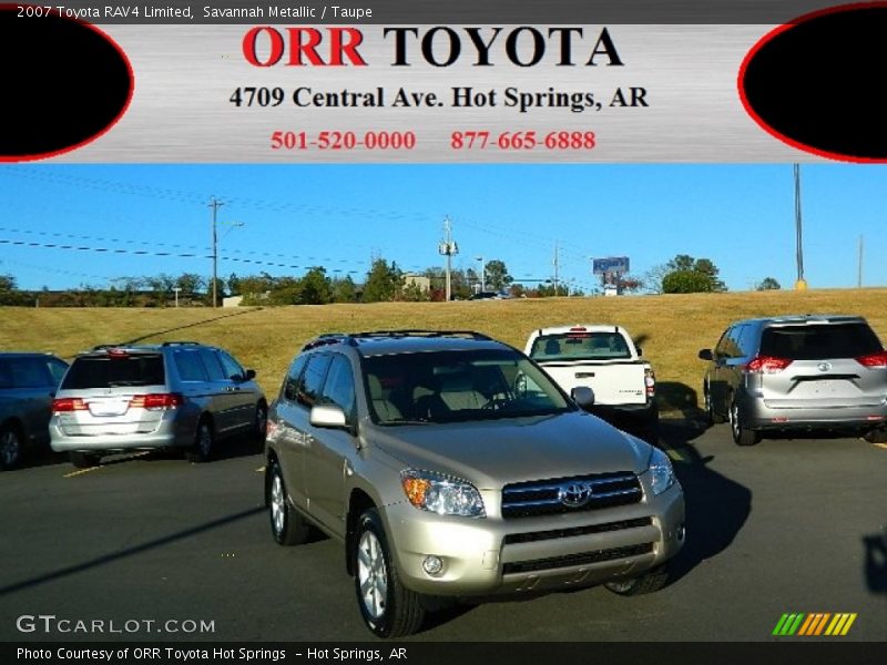 Savannah Metallic / Taupe 2007 Toyota RAV4 Limited