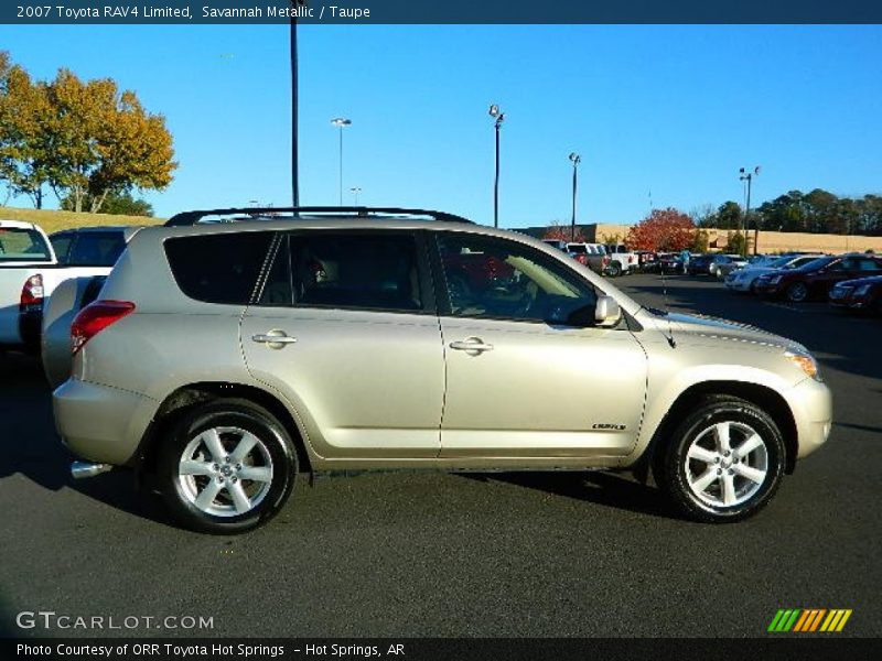 Savannah Metallic / Taupe 2007 Toyota RAV4 Limited