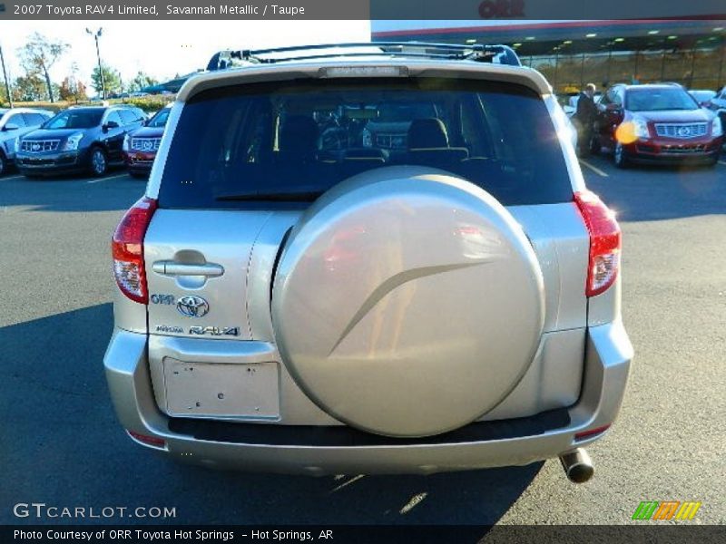Savannah Metallic / Taupe 2007 Toyota RAV4 Limited