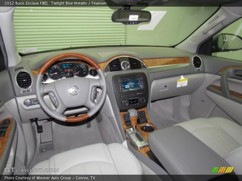 Twilight Blue Metallic / Titanium 2012 Buick Enclave FWD