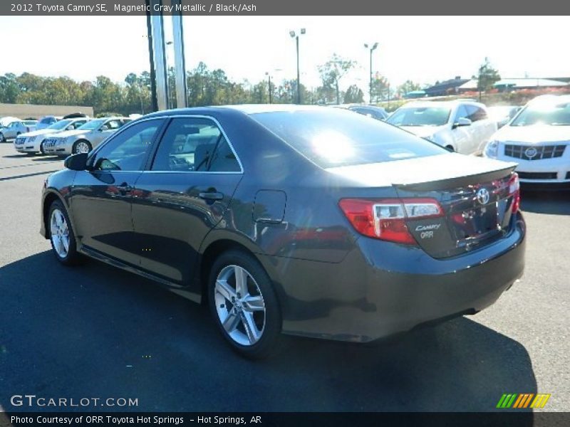 Magnetic Gray Metallic / Black/Ash 2012 Toyota Camry SE