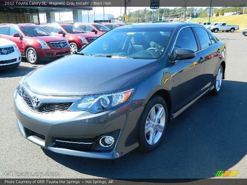 Magnetic Gray Metallic / Black/Ash 2012 Toyota Camry SE