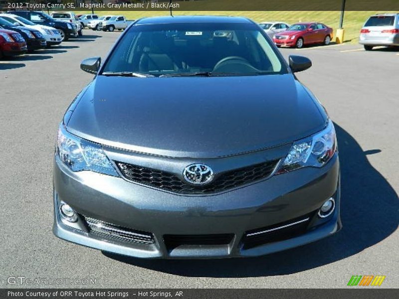Magnetic Gray Metallic / Black/Ash 2012 Toyota Camry SE