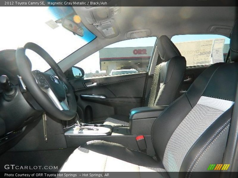 Magnetic Gray Metallic / Black/Ash 2012 Toyota Camry SE