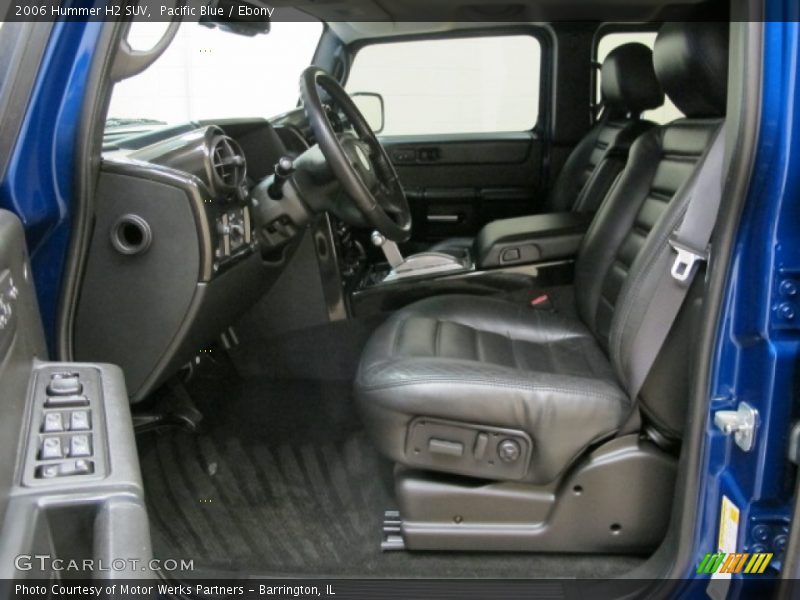 Front Seat of 2006 H2 SUV